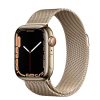 Apple watch series 7 stainless steel gold milanese loop