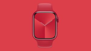 Apple watch series 8 banner product red