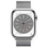 apple watch stainless steel 41mm millanese loop silver
