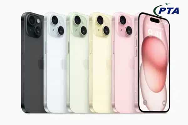 Iphone 15 all color with pta approved logo