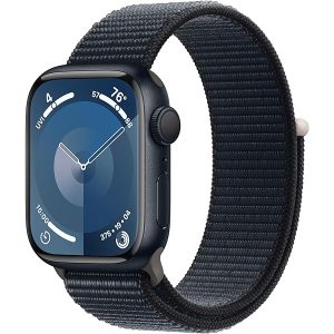 Apple Watch Series 9 black with Sports Loop
