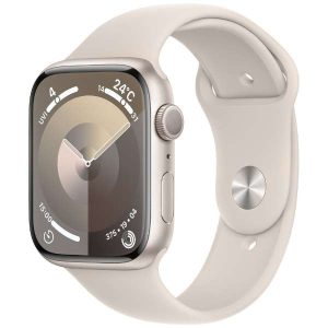 Apple Watch Series 9, Starlite color with sports band