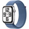 Apple Watch SE 2 2023 Silver with blue sports loop 44mm