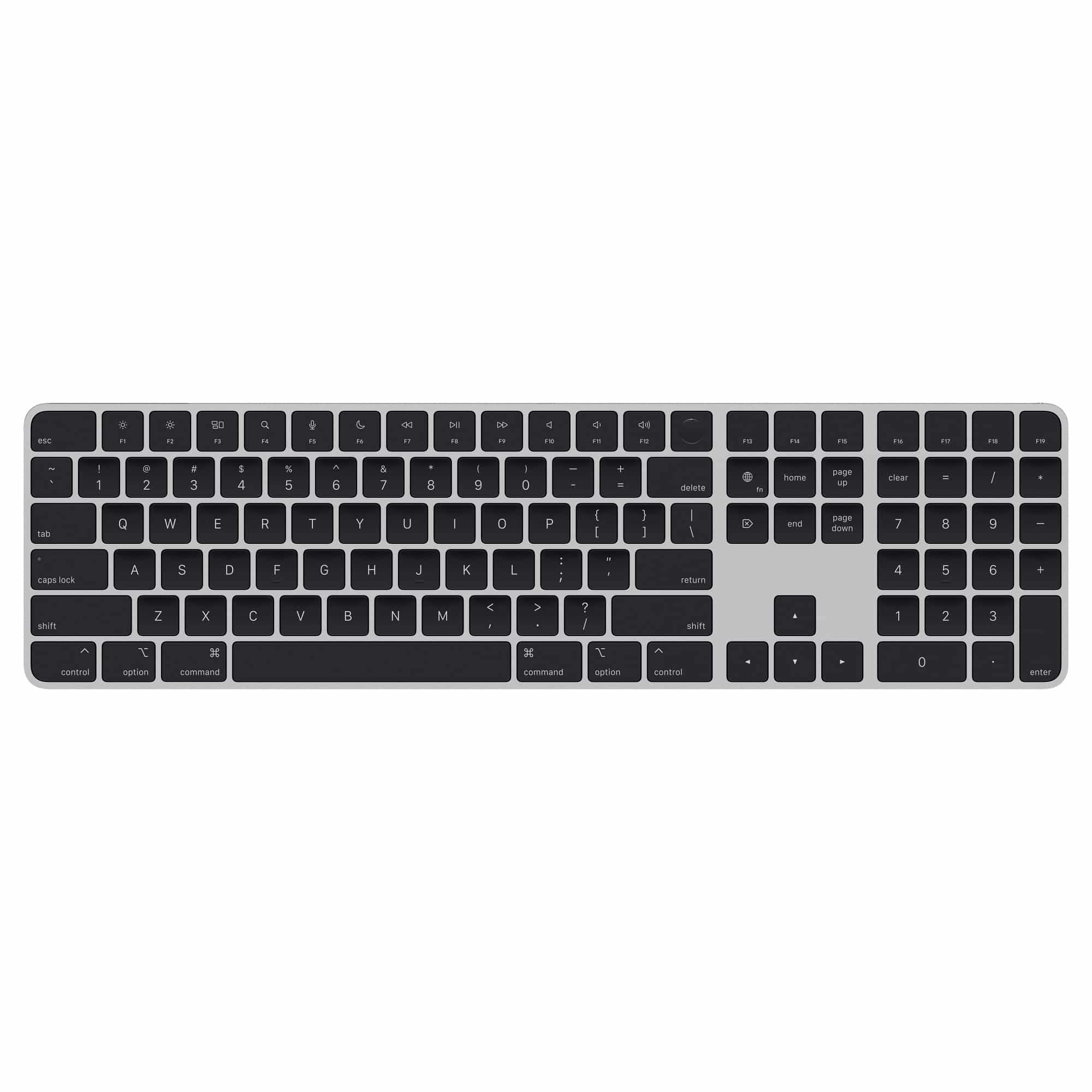 Majic keyboard black with touch id and mumeric keys