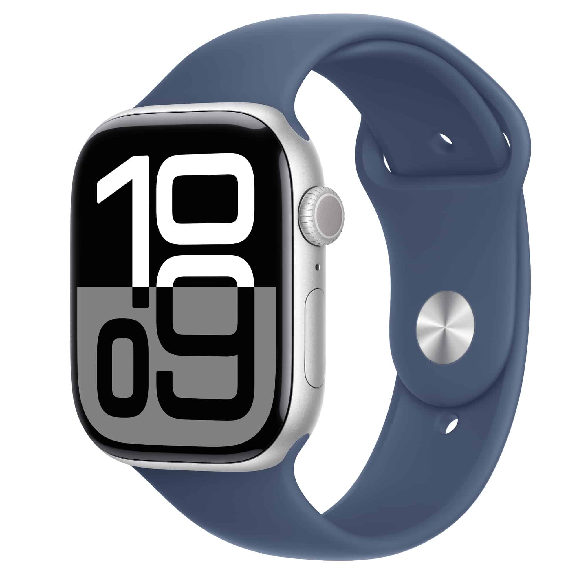 Apple Watch Series 10 Silver with blue band