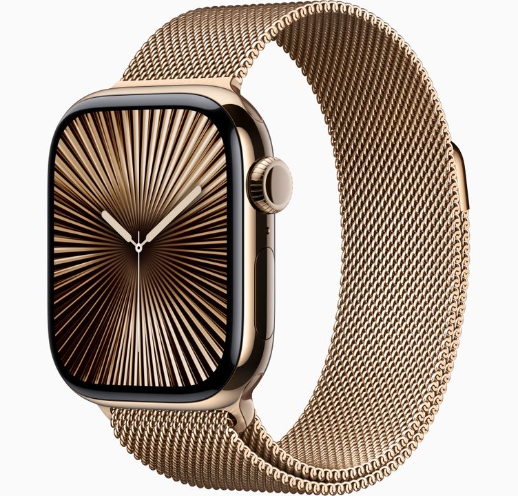 Apple Watch millanese loop Gold Titanium case cellular+Gps 46mm