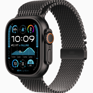 Apple Watch Ultra 2 Black Millanese loop