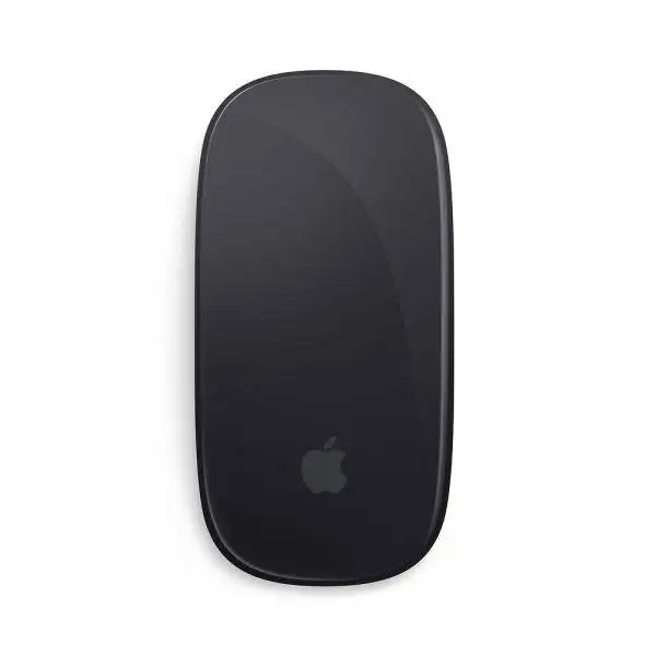 Apple Magic Mouse (USB-C) - Black with Multi-Touch surface, available at Apple Kid - Apple Store Lahore. Sleek design with USB-C charging for seamless macOS and iPadOS compatibility.