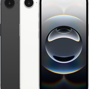 Iphone 16e black and white color front and back