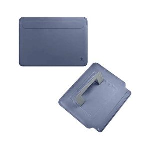 Macbook leather sleeve blue wiwu skin pro