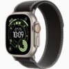 Apple Watch Ultra 3 trail loop titanium color