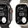 Apple Watch Ultra 3 Millanese loop black and titanium color