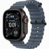 Apple Watch Ultra 3 Blue Ocean Band & Black Case