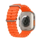 Apple Watch Ultra 2 with Orange Ocean band