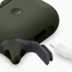 Airpods 3 cover (Slim Armor, IP, Spigen, Green) - Image 2