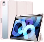Ipad air M3, 2024 book cover shockproof with pencil holder transparent back - Image 2