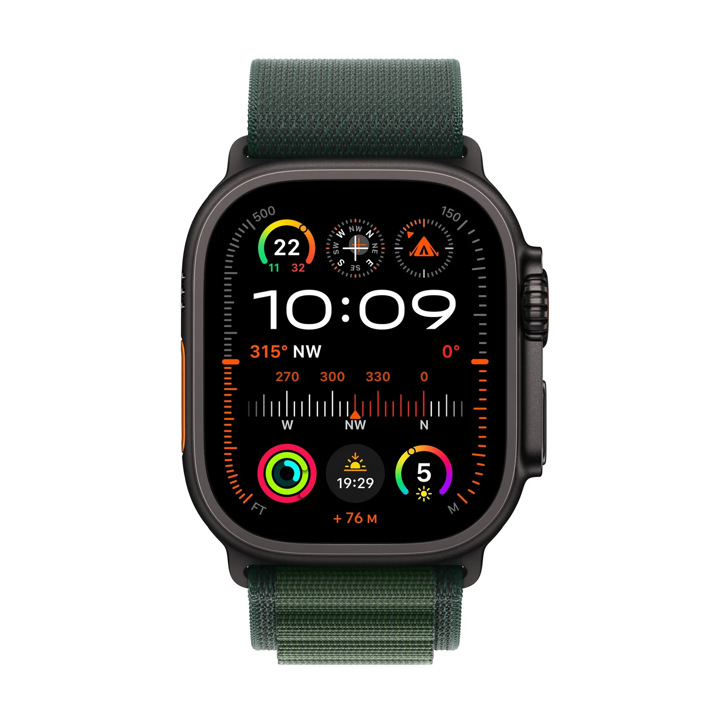 Apple Watch Ultra 2 Green trail loop