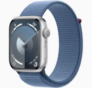 Apple Watch Series 9 Price in Pakistan (41mm, Blue Sports loop, Silver color) - Apple Kid