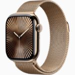 Apple Watch Series 10 (Gold titanium Case, Millanese loop, Gps+Cellular) - Apple Kid
