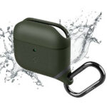 Airpods 3 cover (Slim Armor, IP, Spigen, Green) - Image 3