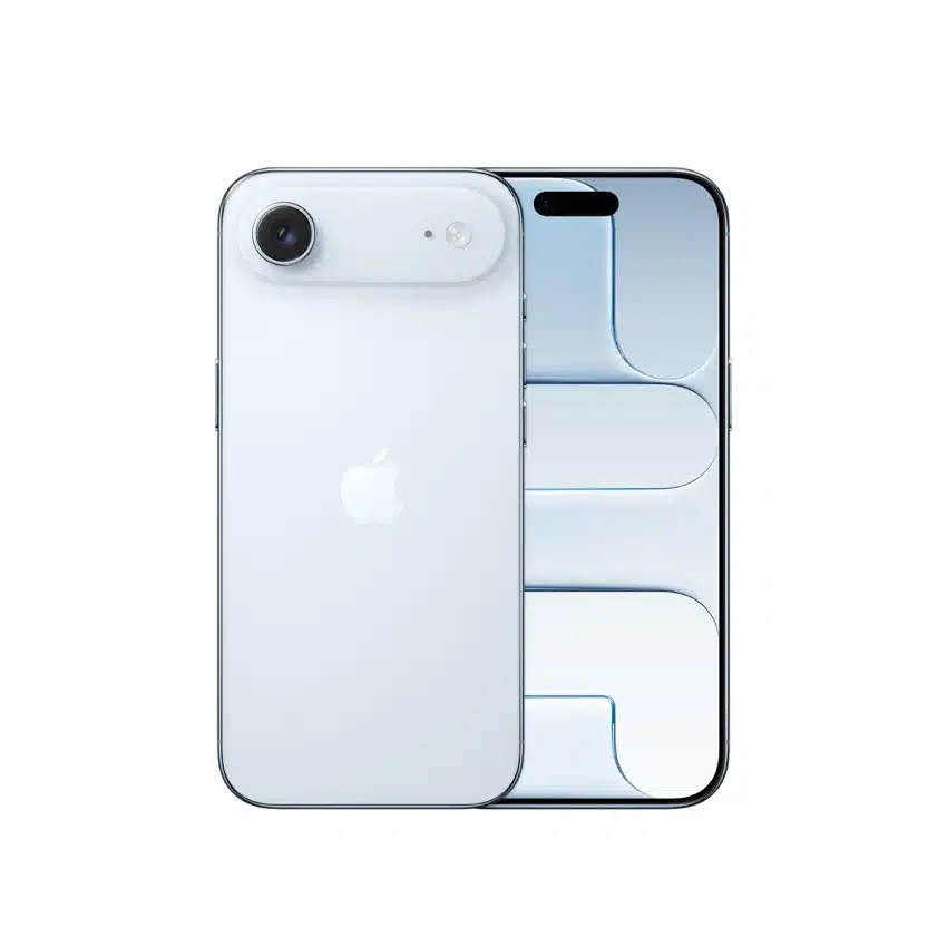 Iphone air used sky blue front back