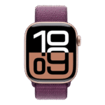 Apple Watch Series 10 Rose gold plum sports loop
