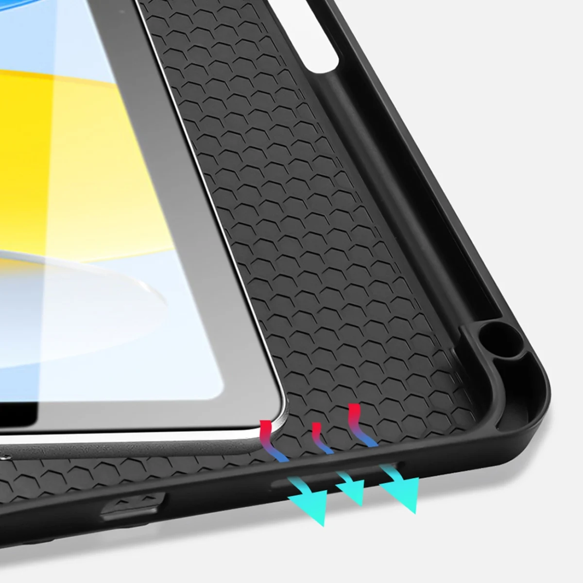 Ipad drop proof/Shock Proof Cases with Pencil Holder for iPad Air Series - Past World Series - Image 7