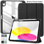 Ipad book Cover black color for ipad 11 A16, ipad air, and ipad 10th Gen