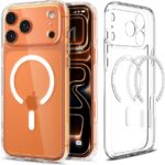 iphone 17 pro max magsafe spigen clear case