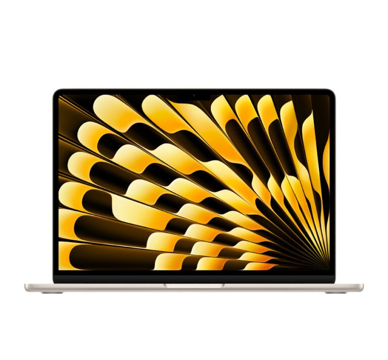 used macbook air m3 starlight color 13-inch