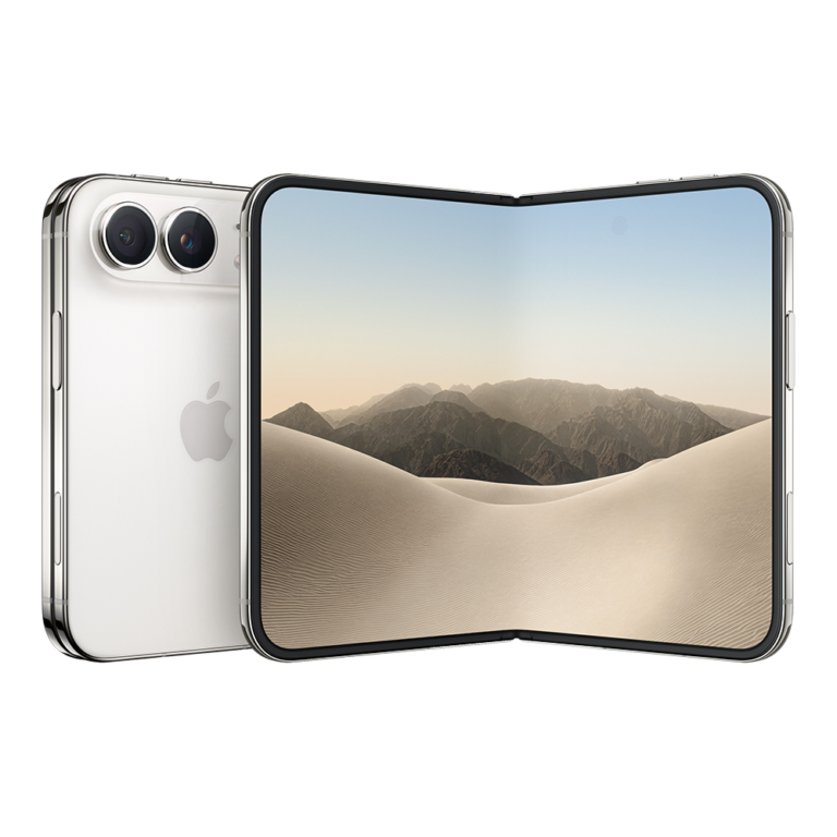 Star White iPhone Duo back and inside view