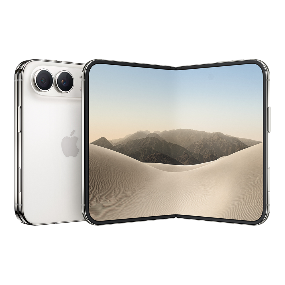 Star White iPhone Duo back and inside view