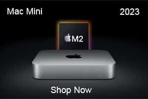 Apple Mac Mini M2 2023 shop now banner
